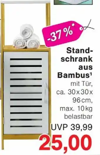 Wiglo Wunderland Stand- schrank aus Bambus Angebot
