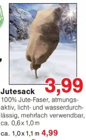 Wiglo Wunderland Jutesack Angebot