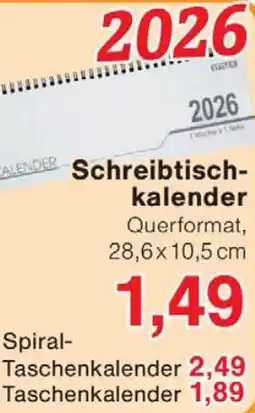Wiglo Wunderland Schreibtisch- kalender Angebot
