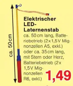 Wiglo Wunderland Elektrischer LED- Laternenstab Angebot