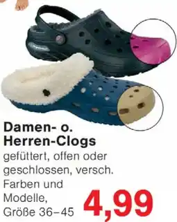 Wiglo Wunderland Damen- o. Herren-Clogs Angebot