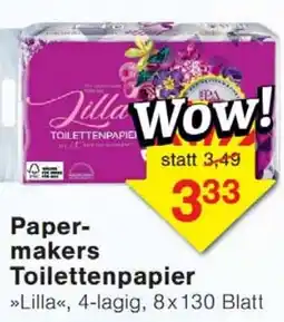 Wiglo Wunderland Paper- makers Toilettenpapier Angebot