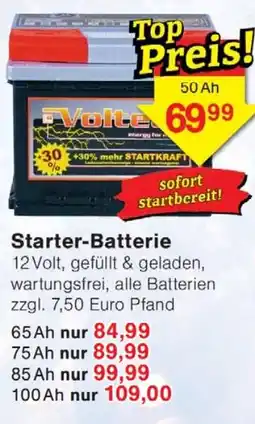 Wiglo Wunderland Starter-Batterie 50 Ah Angebot