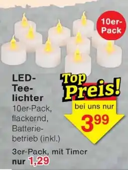 Wiglo Wunderland LED- Tee- lichter 10er-Pack Angebot