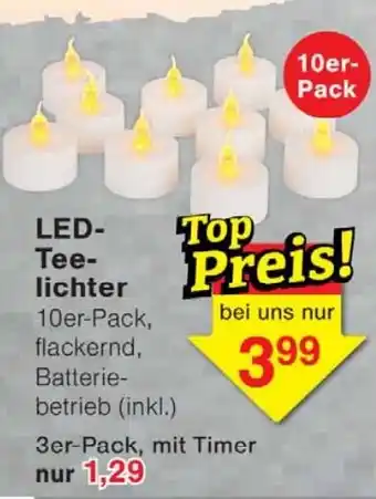 Wiglo Wunderland LED- Tee- lichter 10er-Pack Angebot
