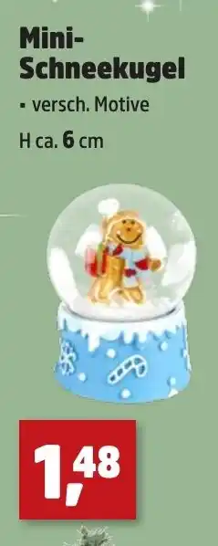 Thomas Philipps Mini- Schneekugel Angebot