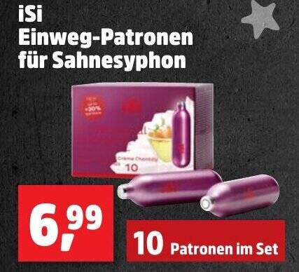 iSi Einweg-Patronen für Sahnesyphon Angebot bei Thomas Philipps