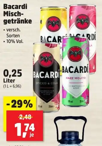 Thomas Philipps Bacardi Misch- getränke Angebot