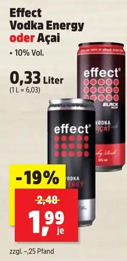 Thomas Philipps Effect Vodka Energy oder Açai Angebot