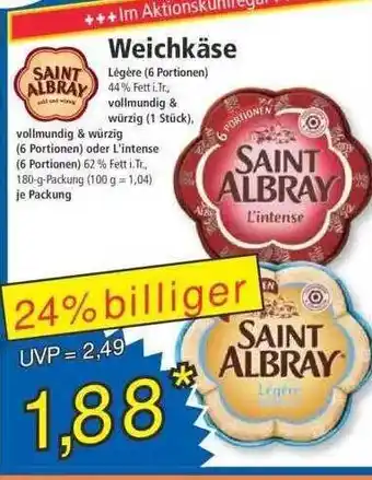 Norma Saint Albray Weichkäse Angebot