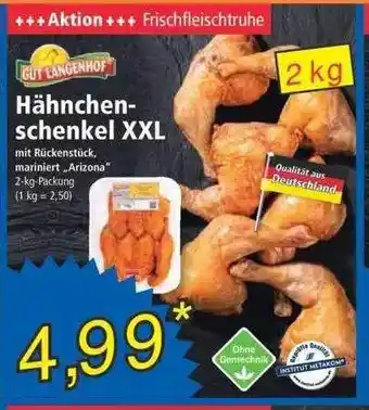 Norma Gut Langenhof Hähnchenschenkel XXL 2kg Angebot