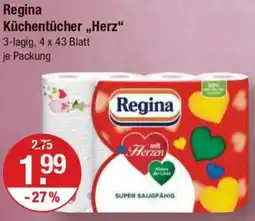 V Markt Regina Küchentücher ,,Herz" Angebot