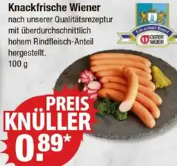 V Markt Knackfrische Wiener Angebot