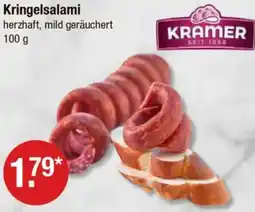 V Markt KRAMER Kringelsalami Angebot