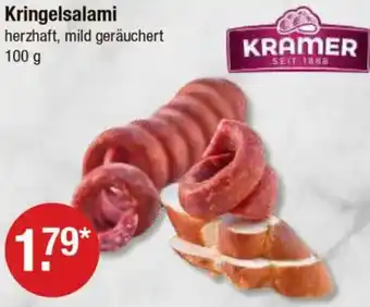 V Markt KRAMER Kringelsalami Angebot