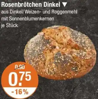 V Markt Rosenbrötchen Dinkel Angebot