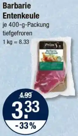 V Markt Barbarie Entenkeule Angebot