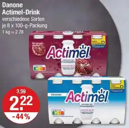 V Markt Danone Actimel-Drink Angebot