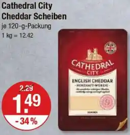 V Markt Cathedral City Cheddar Scheiben Angebot