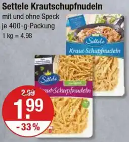 V Markt Settele Krautschupfnudeln Angebot