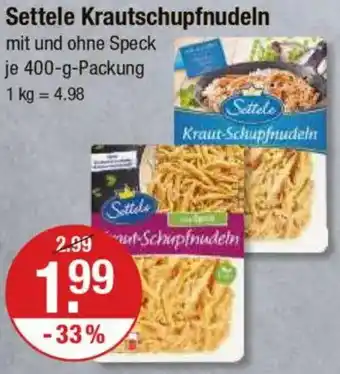 V Markt Settele Krautschupfnudeln Angebot