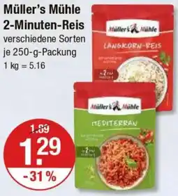V Markt Müller's Mühle 2-Minuten-Reis Angebot