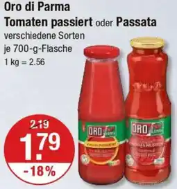 V Markt Oro di Parma Tomaten passiert oder Passata Angebot