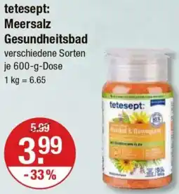 V Markt tetesept: Meersalz Gesundheitsbad Angebot