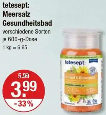 V Markt tetesept: Meersalz Gesundheitsbad Angebot