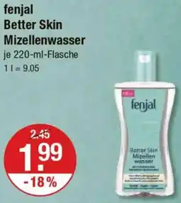 V Markt fenjal Better Skin Mizellenwasser Angebot