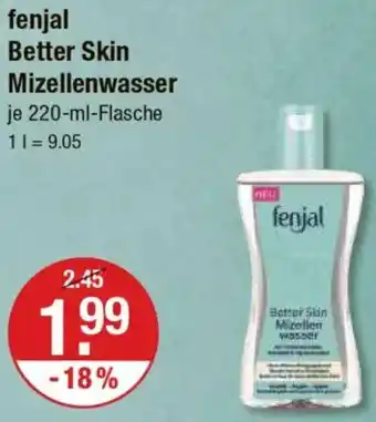 V Markt fenjal Better Skin Mizellenwasser Angebot