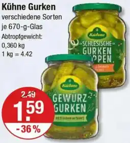 V Markt Kühne Gurken Angebot