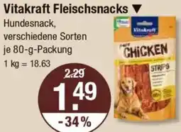 V Markt Vitakraft Fleischsnacks Angebot
