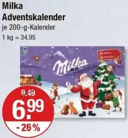 V Markt Milka Adventskalender Angebot