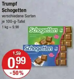V Markt Trumpf Schogetten Angebot