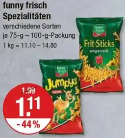 V Markt funny frisch Spezialitäten Angebot