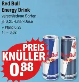 V Markt Red Bull Energy Drink Angebot