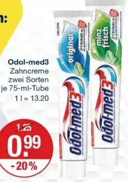 V Markt Odol-med3 Zahncreme Angebot