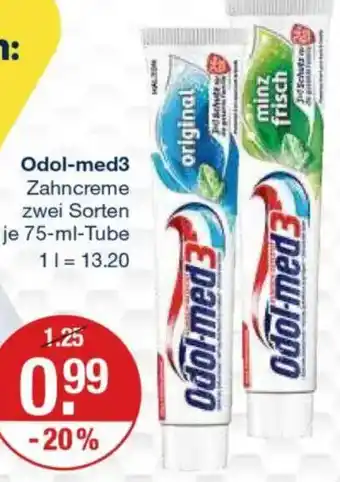 V Markt Odol-med3 Zahncreme Angebot