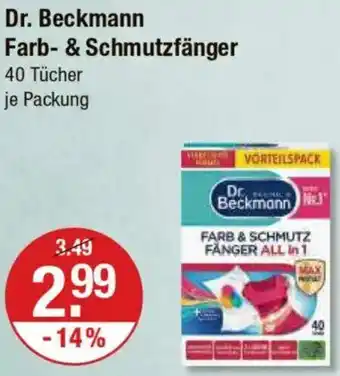 V Markt Dr. Beckmann Farb- & Schmutzfänger Angebot