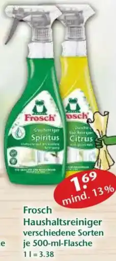 V Markt Frosch Haushaltsreiniger Angebot