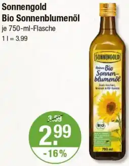 V Markt Sonnengold Bio Sonnenblumenöl Angebot