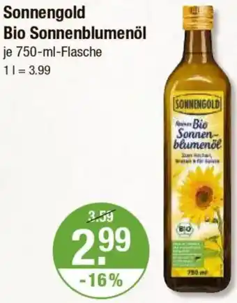 V Markt Sonnengold Bio Sonnenblumenöl Angebot