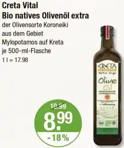 V Markt Creta Vital Bio natives Olivenöl extra Angebot