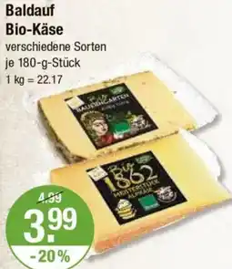 V Markt Baldauf Bio-Käse Angebot