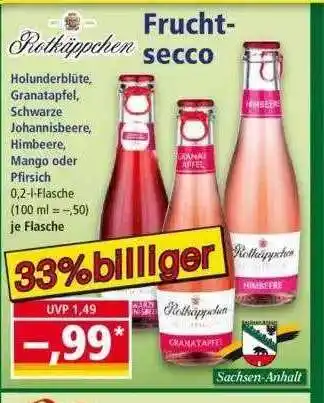 Norma Rotkäppchen Fruchtsecco 0,2L Angebot