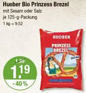 V Markt Huober Bio Prinzess Brezel Angebot