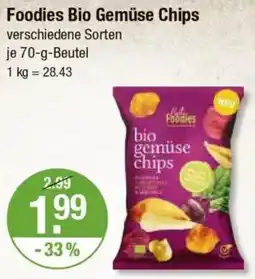 V Markt Foodies Bio Gemüse Chips Angebot