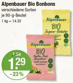 V Markt Alpenbauer Bio Bonbons Angebot