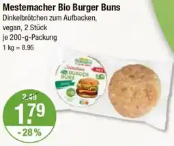 V Markt Mestemacher Bio Burger Buns Angebot